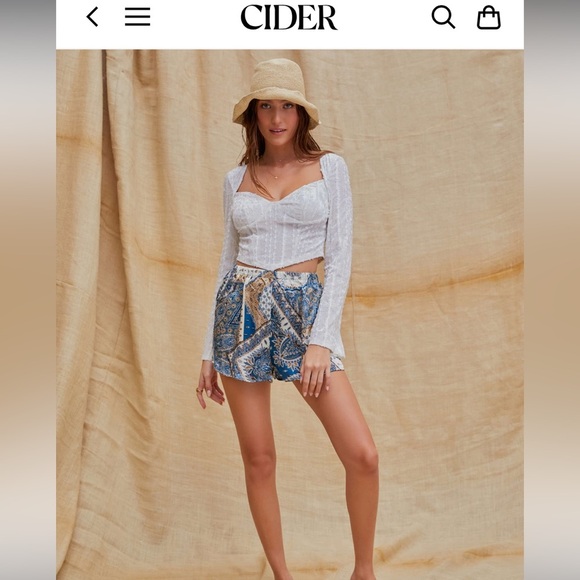 Cider Matching Boho Set - Shorts & Top - Picture 11 of 15
